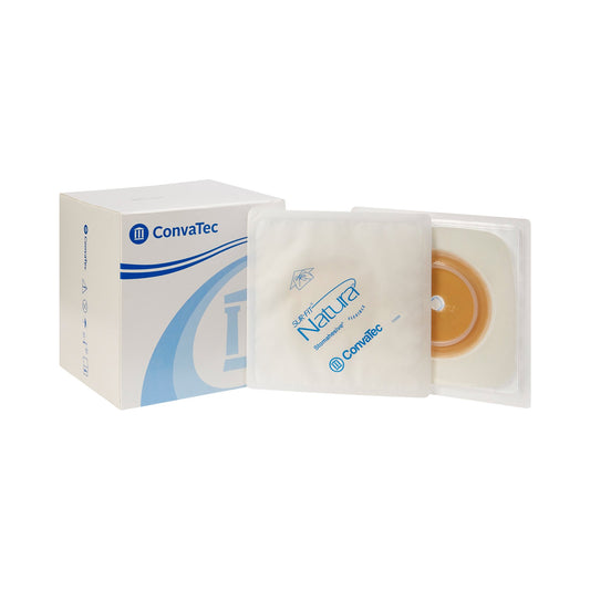 Ostomy Barrier Sur-Fit Natura® Trim to Fit, Standard Wear Stomahesive® Adhesive 57 mm Flange Sur-Fit® Natura® System Hydrocolloid 1-3/8 to 1-3/4 Inch