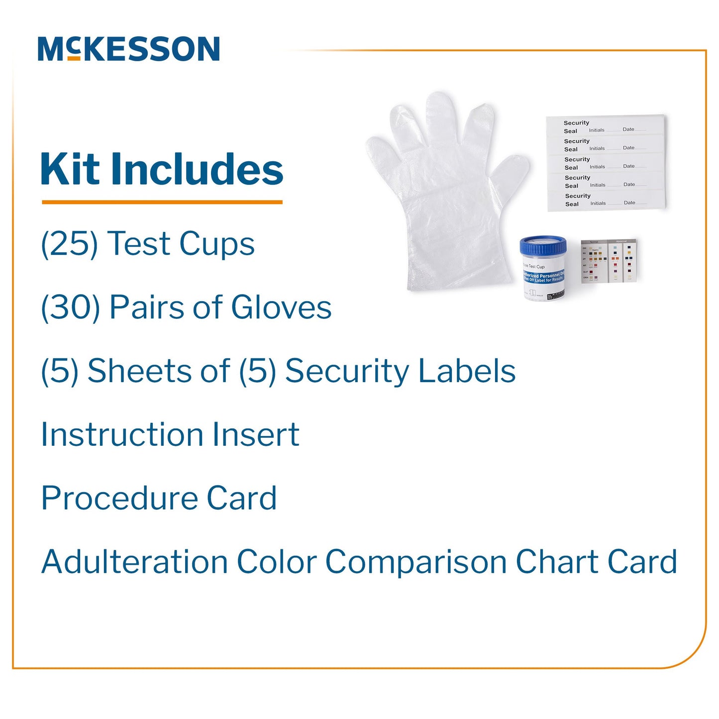 McKesson 10-Drug Panel with Adulterants Drugs of Abuse Test 16-8105A3