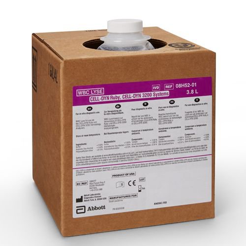 Cell-Dyn® Reagent for use with Cell-Dyn Ruby Hematology Analyzer, WBC Lyse test 08H5201