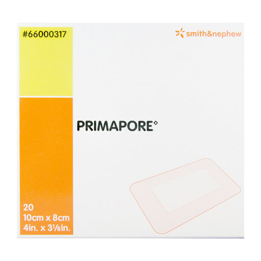 Island Dressing Primapore 3-1/8 X 4 Inch Rectangle Sterile Film Backing - 66000317