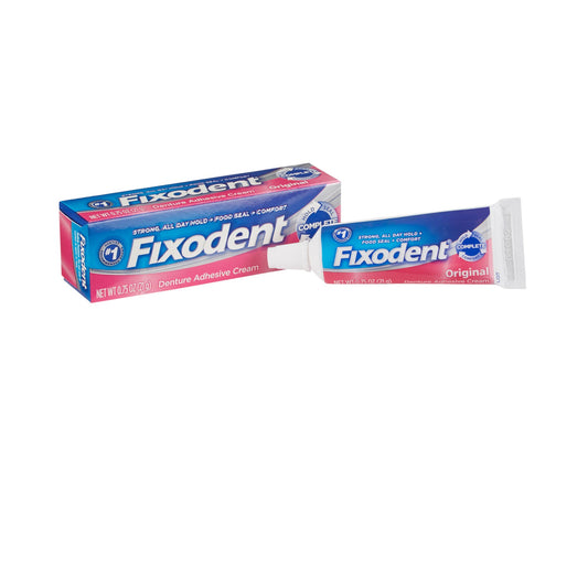 Fixodent Original Denture Adhesive Cream, 0.75 Oz 00076660300378