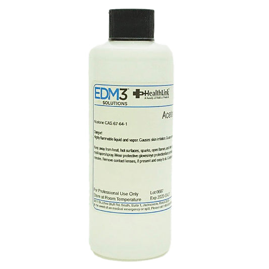 EDM 3 LLC EDM 3 Acetone, 4-ounce bottle 400458, 1 Each