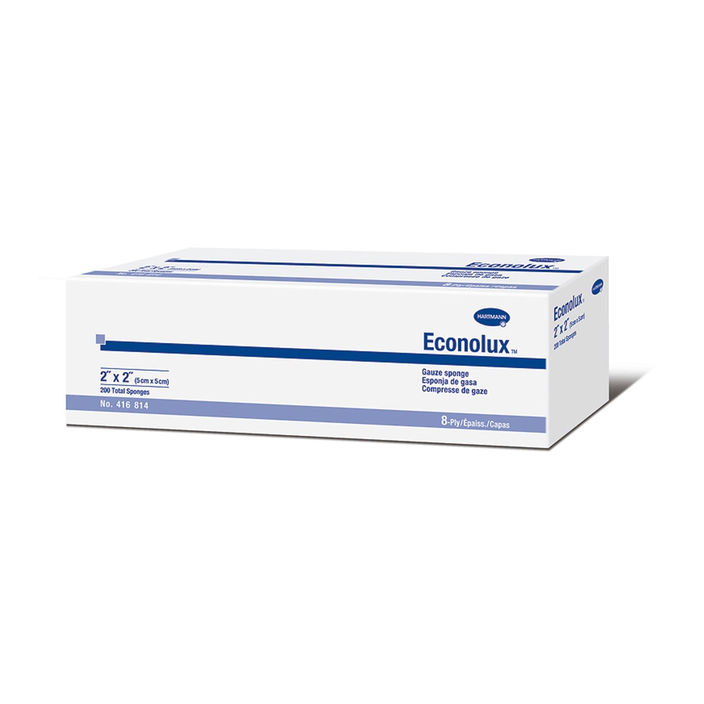 Econolux® Gauze Sponge, 2 x 2 Inch, 8-Ply 416814
