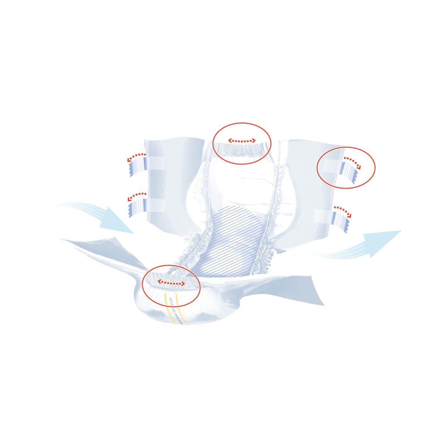 Seni® Super Quatro Severe Absorbency Incontinence Brief, Medium S-ME10-BQ1