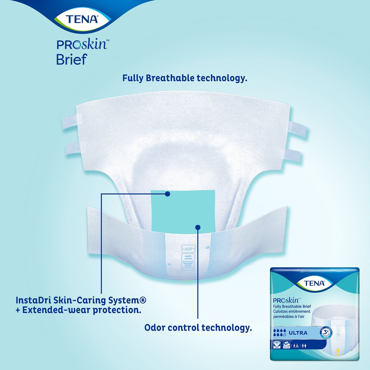 Tena® ProSkin™ Ultra Incontinence Brief, Medium 67200