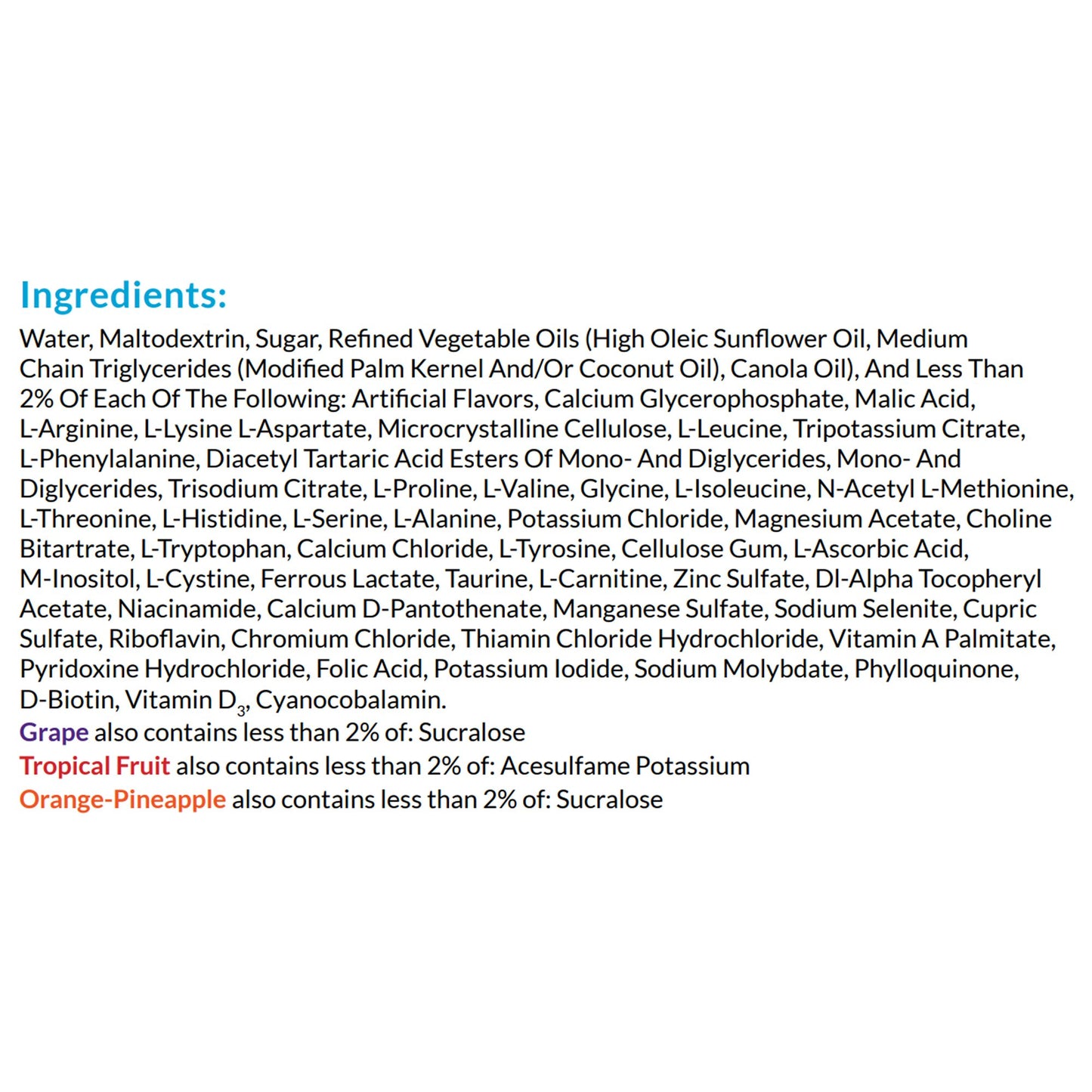 Neocate® Splash Amino Acid–based Liquid, Grape Raisin, 8-oz carton 122435