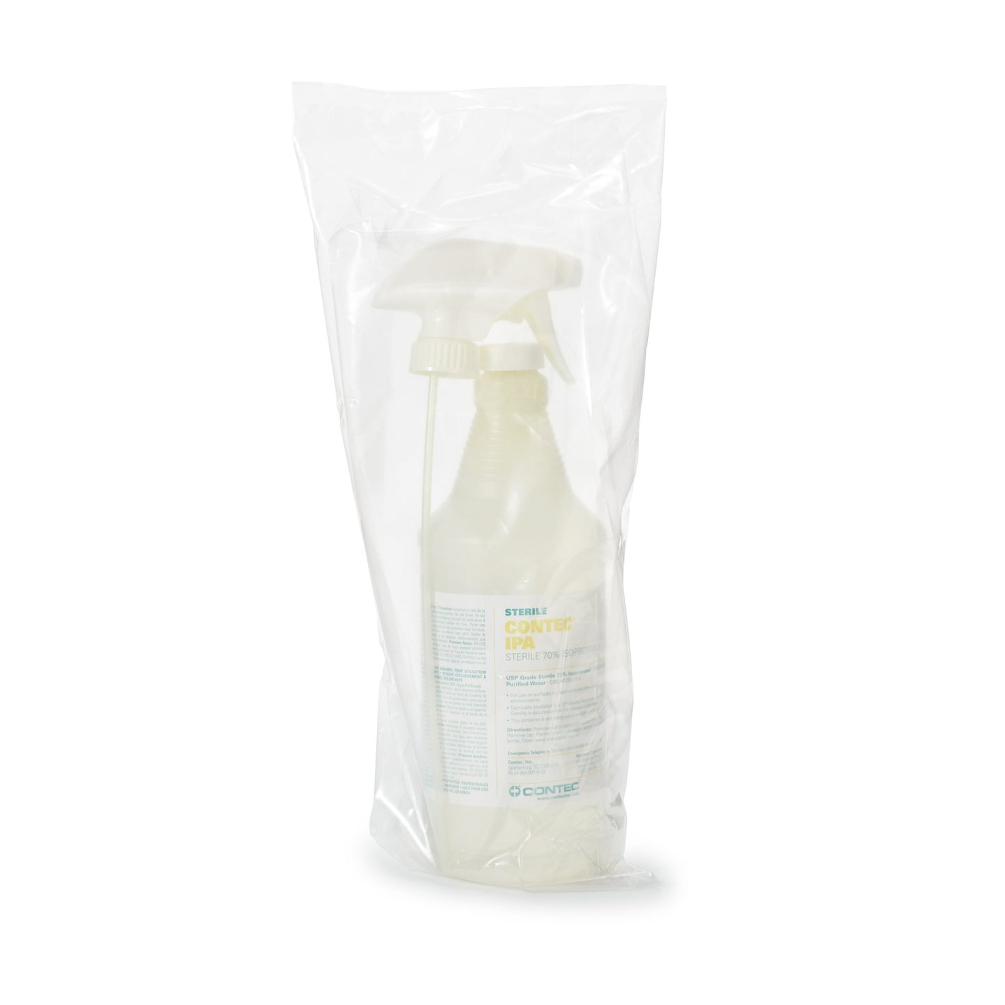 Surface Disinfectant Cleaner Contec® Sterile 70% IPA Alcohol Based Trigger Spray Liquid 32 oz. Bottle Alcohol Scent Sterile - SB327030IR