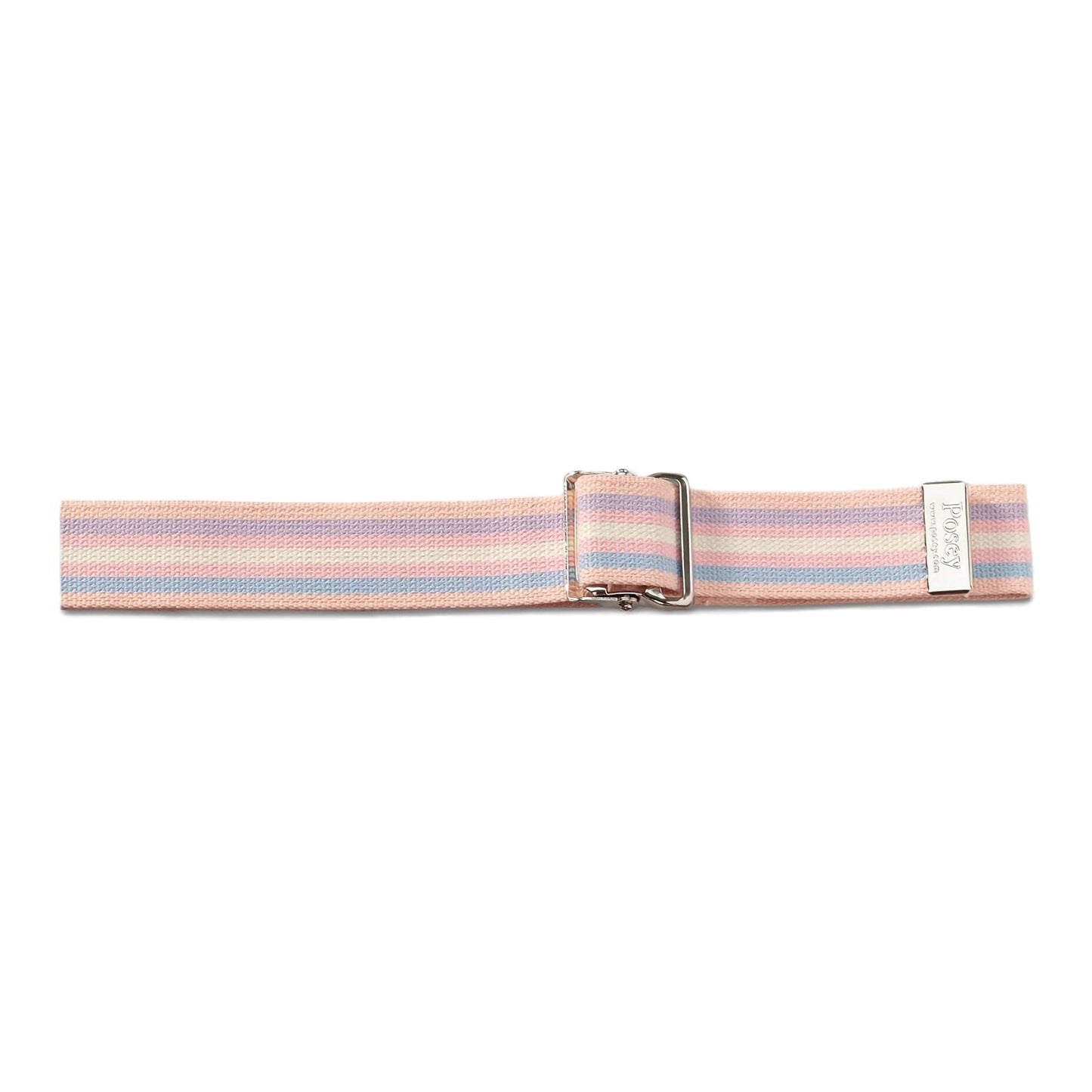 Posey® Gait Belt, Nickel Buckle, Pastel Striped, 54-Inch Length 6531