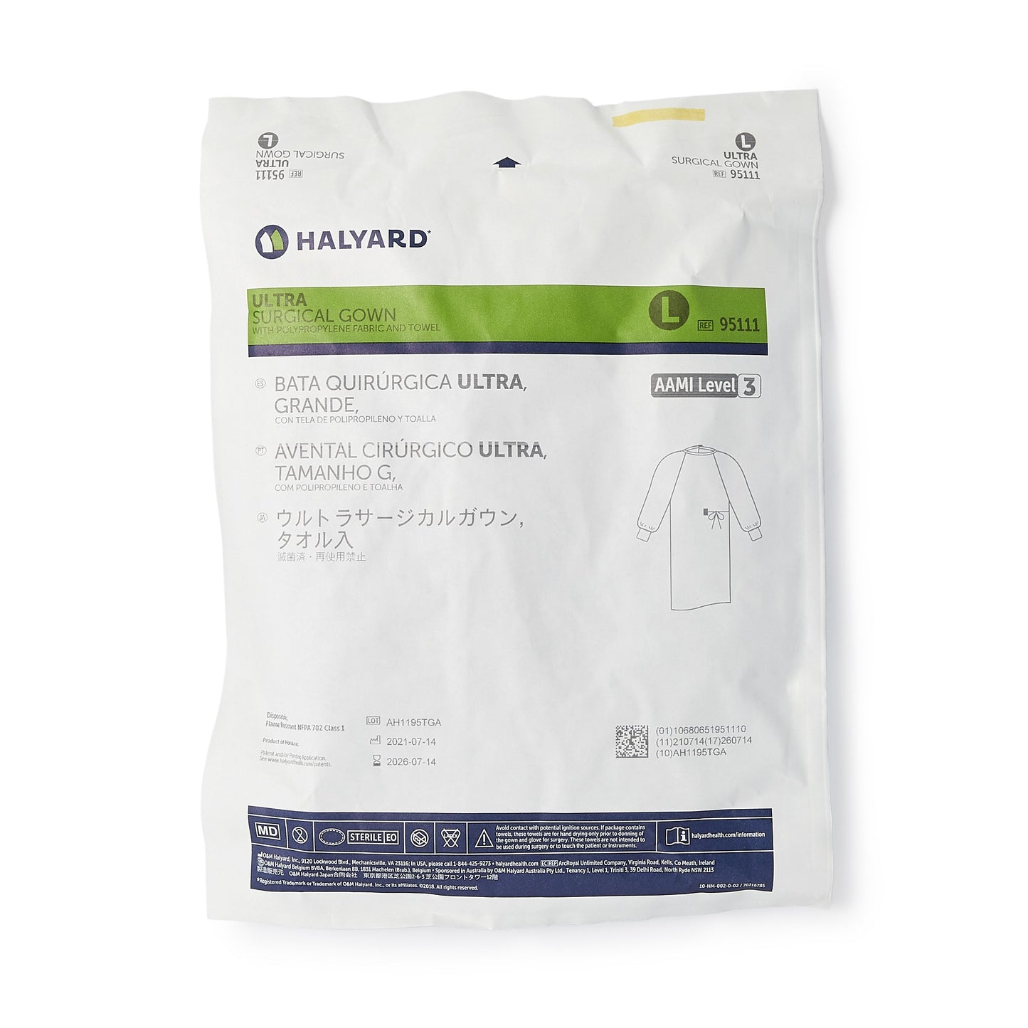 ULTRA Non-Reinforced Surgical Gown with Towel 95111