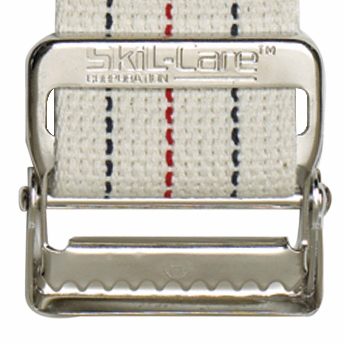 SkiL-Care™ Heavy-Duty Gait Belt with Metal Buckle, Pinstripe, 72 Inch 252074