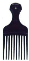 Hair Pick Dawn Mist® 2-1/4 Inch Black Plastic - 567