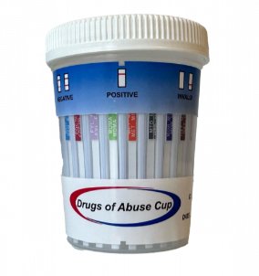 Drugs of Abuse Test Kit AMP500, BAR, BUP10, BZO, COC150, FEN 5, mAMP/MET, MDMA500, MTD, OPI (MOR300), OXY, PCP, THC50, (CR pH, OX) 25 Tests CLIA Waived CTB-712M08A-G