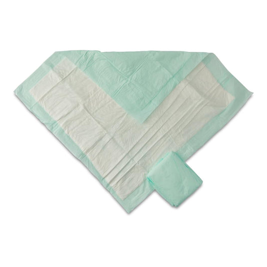 Disposable Underpad 30 X 30 Inch Fluff / Polymer Heavy Absorbency MUP0305P