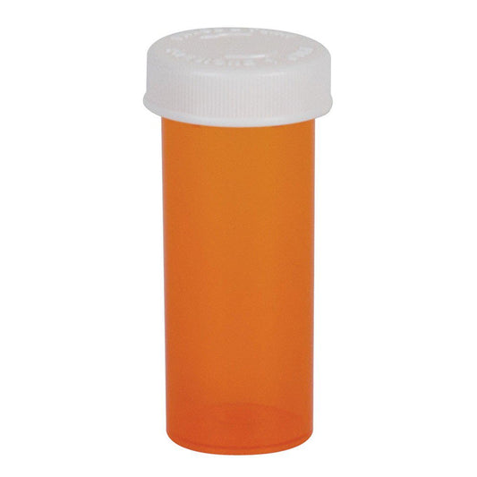 Ezy Dose® Push & Turn Amber Prescription Vial, 30 Dram Capacity 30435