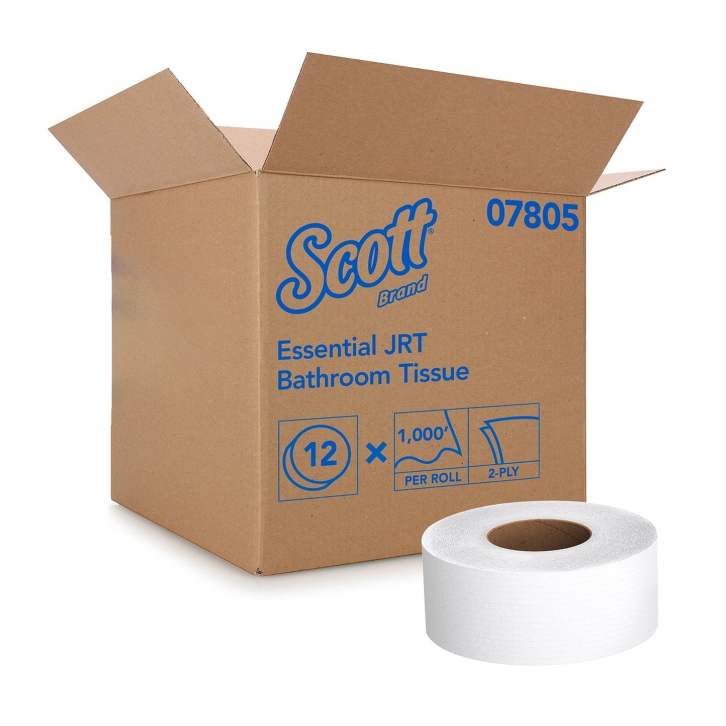 Scott® Essential Jumbo Roll Toilet Paper, Standard 07805