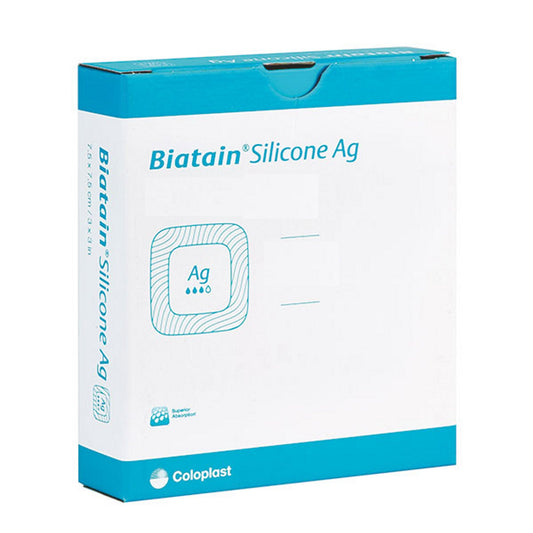 Biatain® Ag Calcium Alginate Dressing with Silver, 6 x 6 Inch 3765