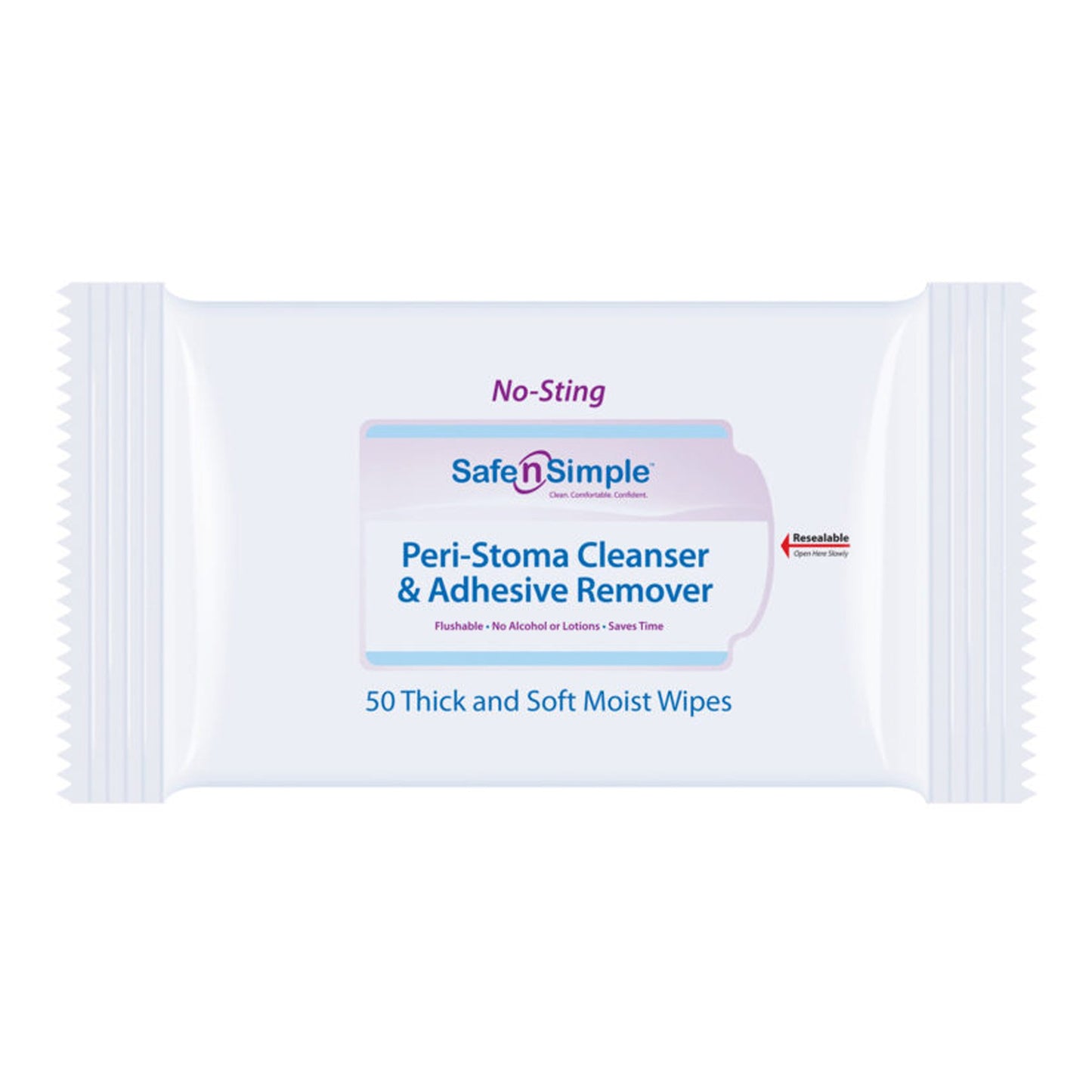 Safe n Simple™ Adhesive Remover Wipes SNS00525
