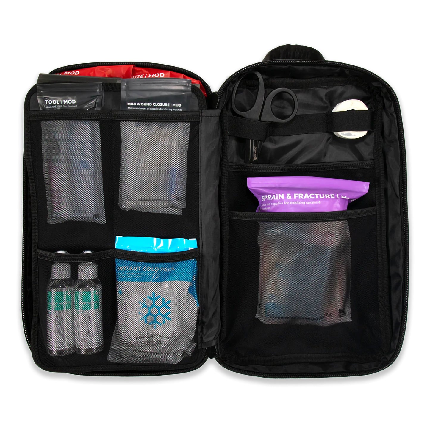 MyFak Standard First Aid Kit, Black MM-KIT-U-MFK-LG-BLK-STN
