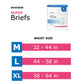 McKesson Super Moderate Absorbency Incontinence Briefs, Extra Large BR30645