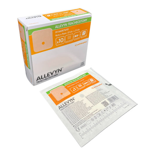Smith & Nephew Allevyn Tracheostomy Nonadhesive Foam Dressing, 3.5 x 3.5 Inch 66007640