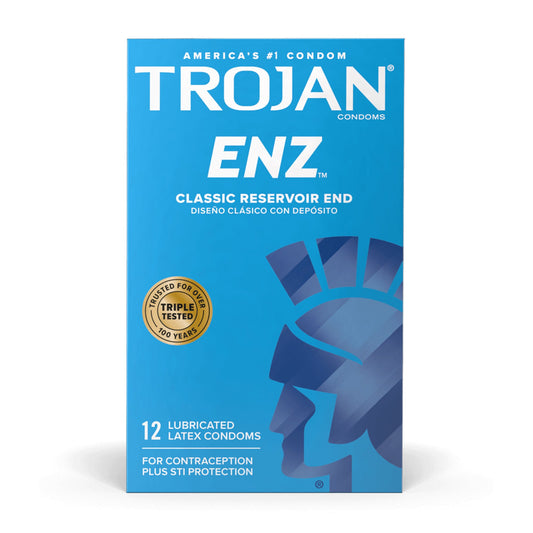 Church and Dwight Trojan-Enz Latex Condom 22600093050, Box of 3