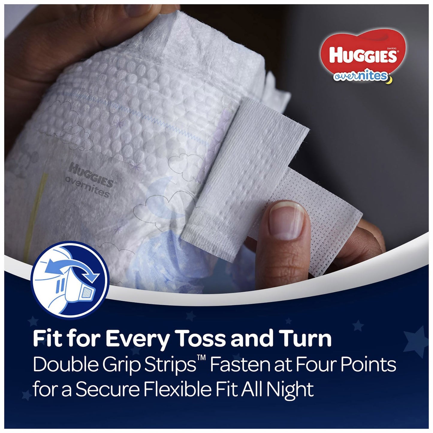 Huggies® OverNites Diaper, Size 5 49540