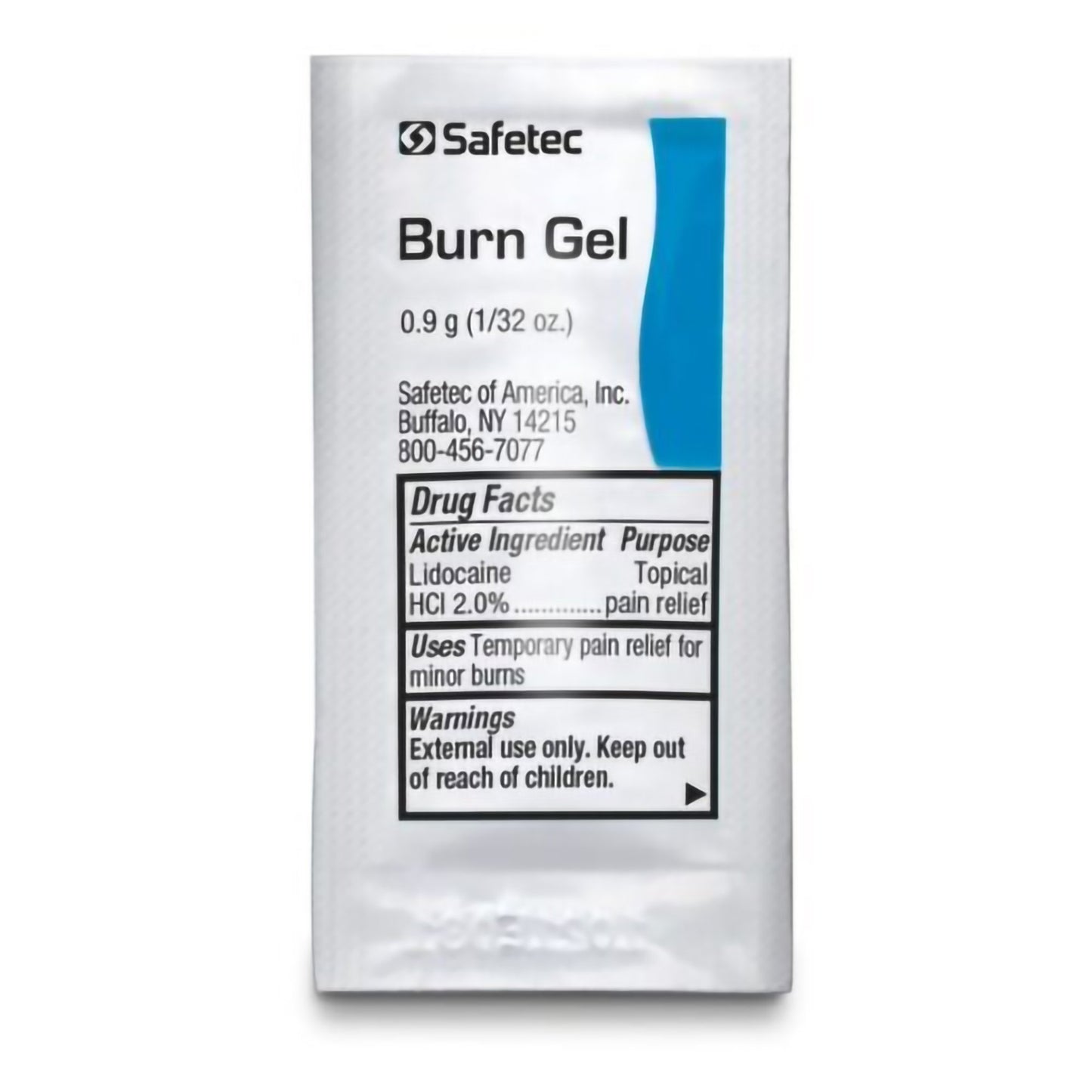 Safetec Lidocaine First Aid Burn Gel 50006