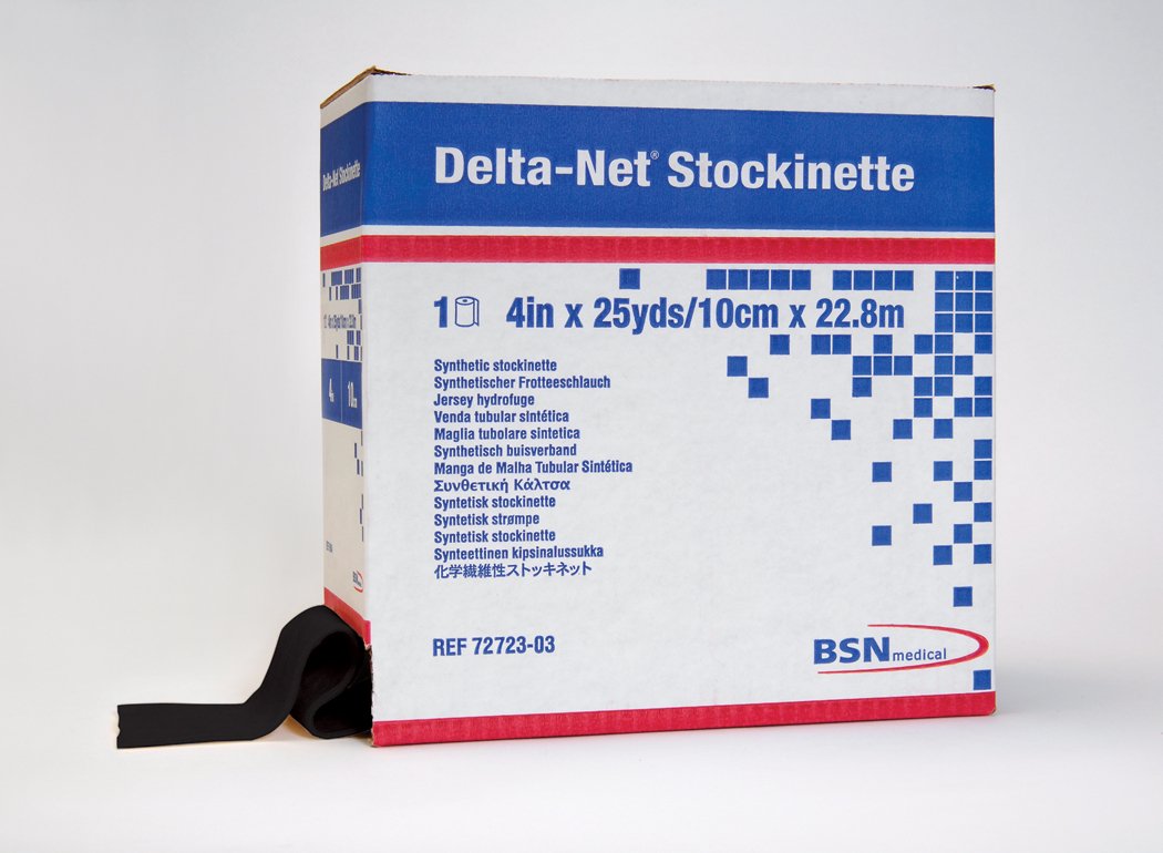Delta-Net® Black Synthetic Stockinette, 1 Inch x 25 Yard 7272300