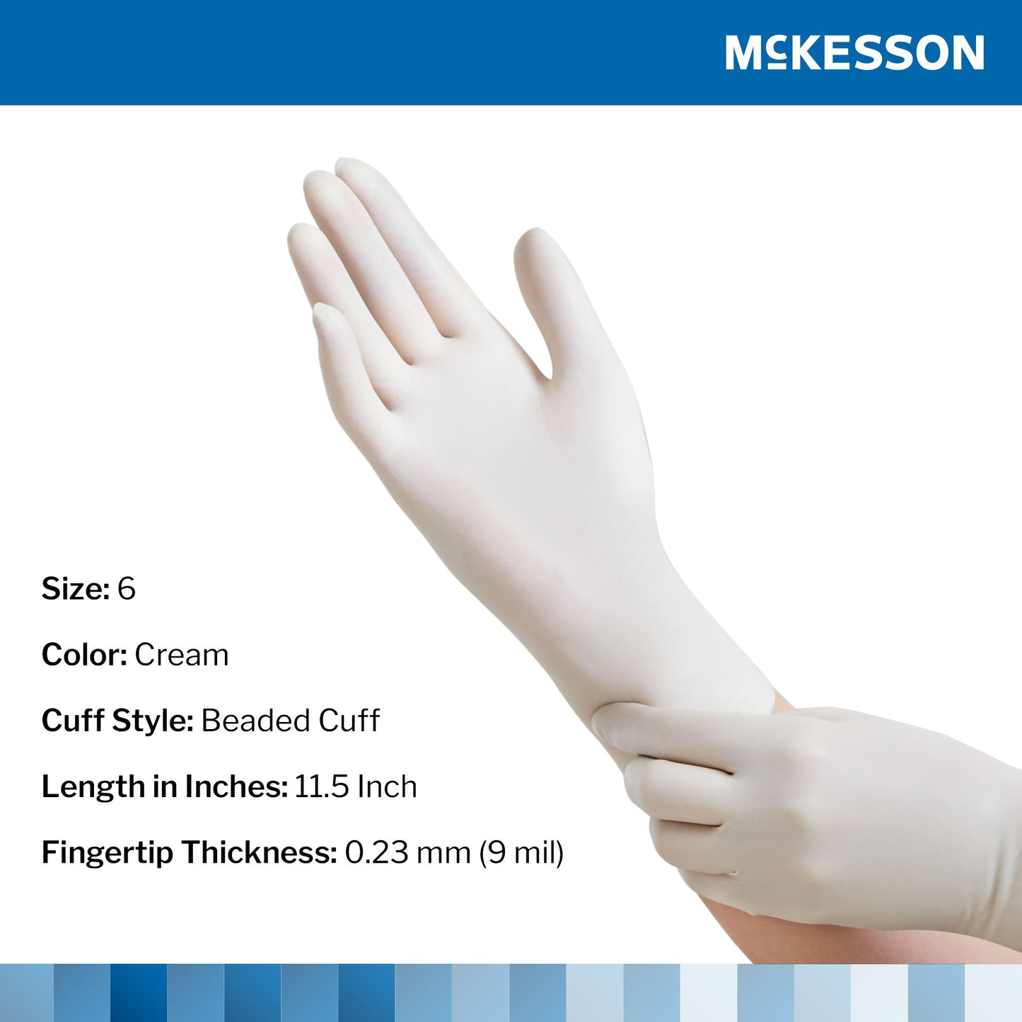 McKesson Perry® Performance Plus Surgical Glove, Size 6, Cream 20-1060N