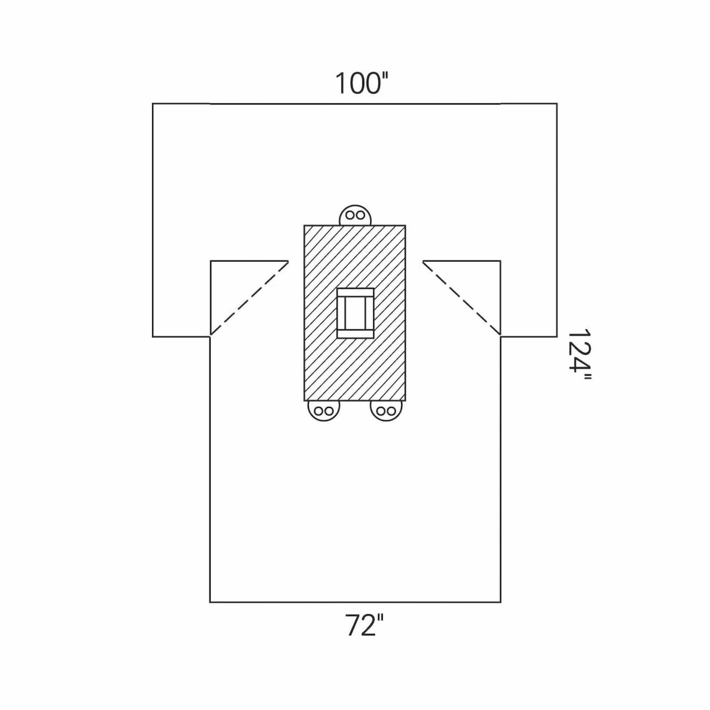O&M Halyard Inc Halyard Sterile Laparotomy Abdominal Drape, 100 x 72 x 124 Inch 89228, 1 Each