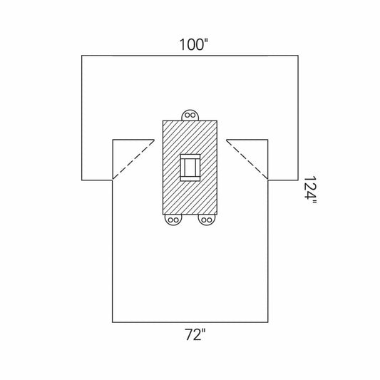 O&M Halyard Inc Halyard Sterile Laparotomy Abdominal Drape, 100 x 72 x 124 Inch 89228, 1 Each