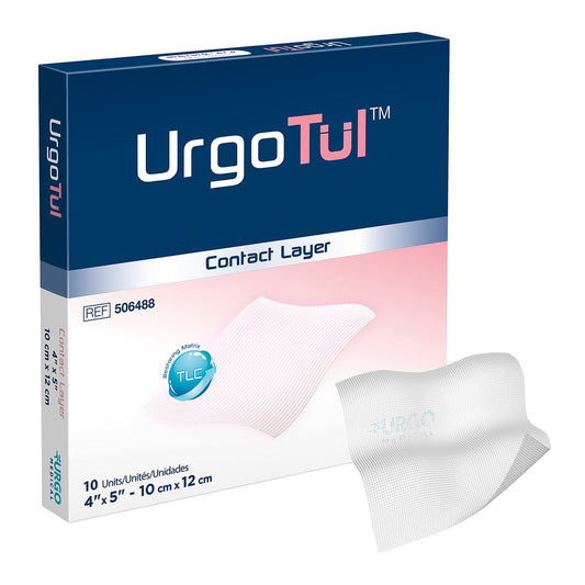 UrgoTul™ Impregnated Contact Layer Dressing, 4 x 5 Inch 506488