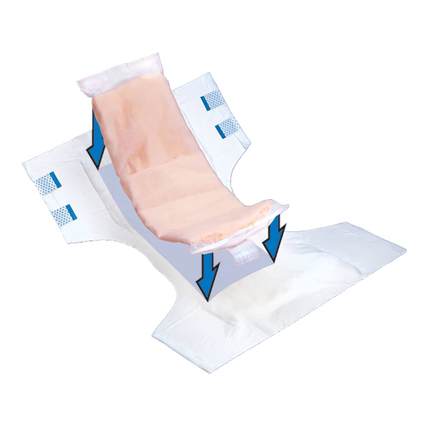 TopLiner™ Added Absorbency Incontinence Booster Pad, 2¾ x 14 Inch 2070