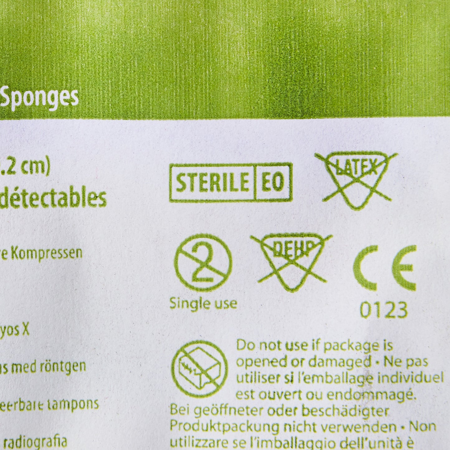 Visitec™ Sterile USP Type VII X-Ray Detectable Gauze Sponge, 4 x 4 Inch, 16-Ply 7317--