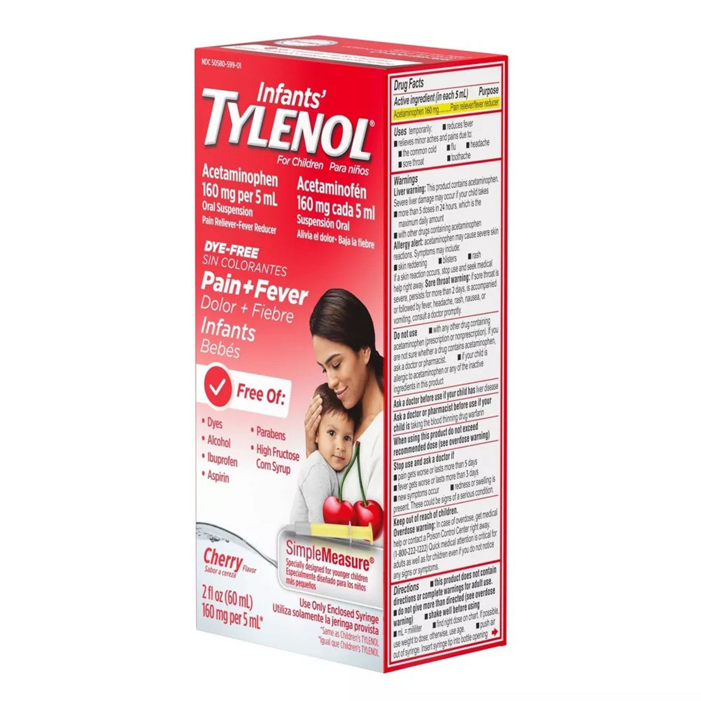 Infants' Tylenol® Acetaminophen Children's Pain Relief 05058059901