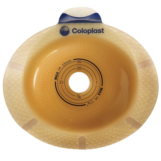 SenSura® Click Convex Light Ostomy Barrier, 28 mm Stoma Opening, Red Match 11023