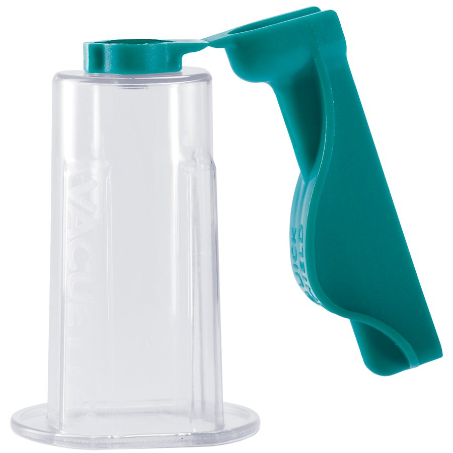 Safety Blood Collection Tube Holder VACUETTE® Quickshield® For Vacuette Multiple Use Drawing Needles, Visio Plus Needles and Vacuette Blood Collection