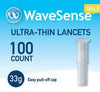Lancet for Lancing Device Wavesense® 33 Gauge Non-Safety Twist Off Cap Finger - 8000-01971