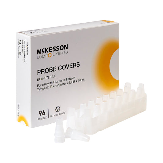 Tympanic Thermometer Probe Cover McKesson LUMEON™ For use with Tympanic Thermometers 96 per Box - 3068