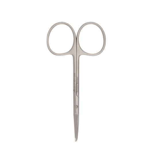 Stitch Scissors McKesson Argent™ Spencer 3-1/2 Inch Length OR / Surgical Grade Stainless Steel Finger Ring Handle Straight Blunt Tip / Blunt Tip - 43-