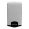 McKesson White Square Step-On Trash Can, 5 gallon 16-35269