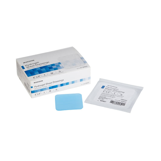 Hydrogel Wound Dressing McKesson Sheet 2 X 2 Inch Sterile - 61-82022
