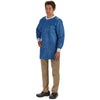 Lab Jacket LabMates® Blue X-Large Hip Length SMS Disposable - 85191