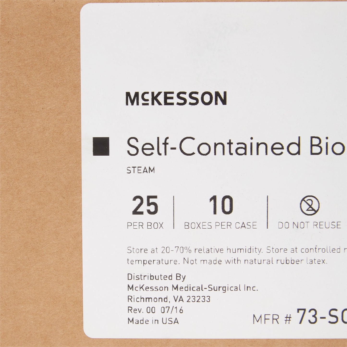 McKesson Sterilization Biological Indicator Vial 73-SCS025