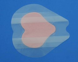 Silver Foam Dressing Polymem® Shapes® 7-1/5 X 7-4/5 Inch Sacral Sterile - 1709