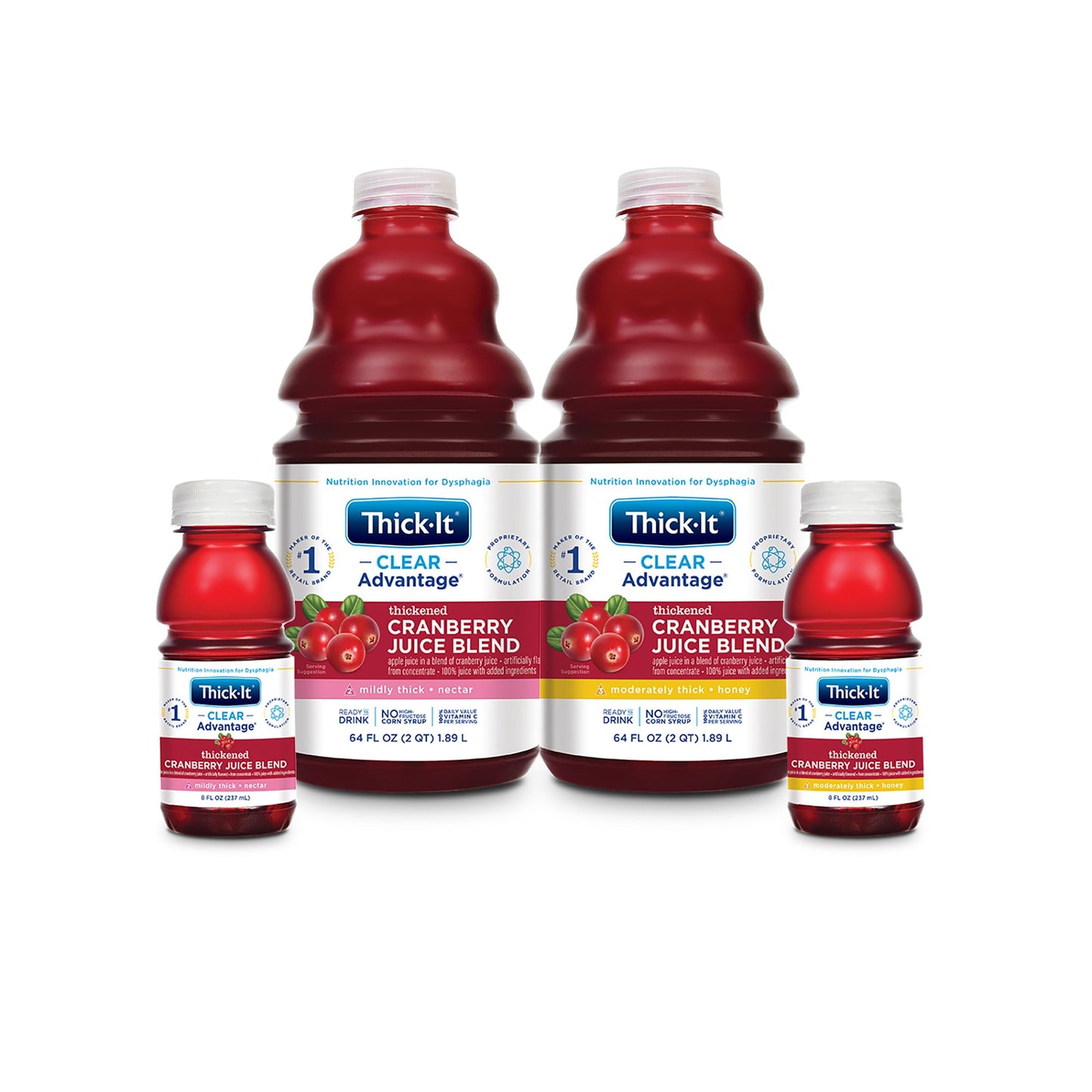 Thick-It® Clear Advantage® Honey Consistency Cranberry Thickened Beverage B461-L9044