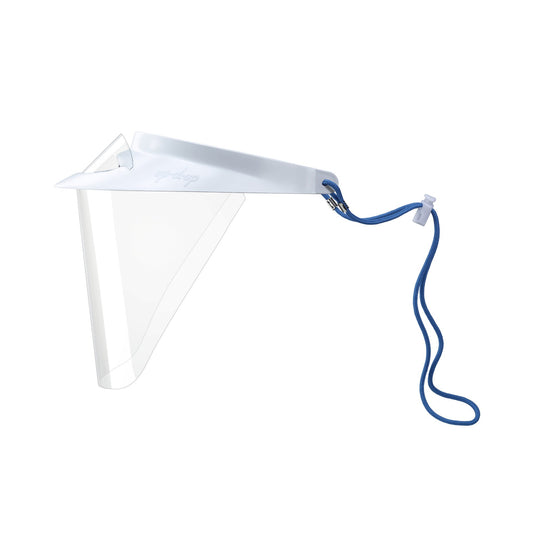 Face Shield Kit Polysoft One Size Fits Most Full Length Anti-fog Reusable NonSterile - 206PV-WT