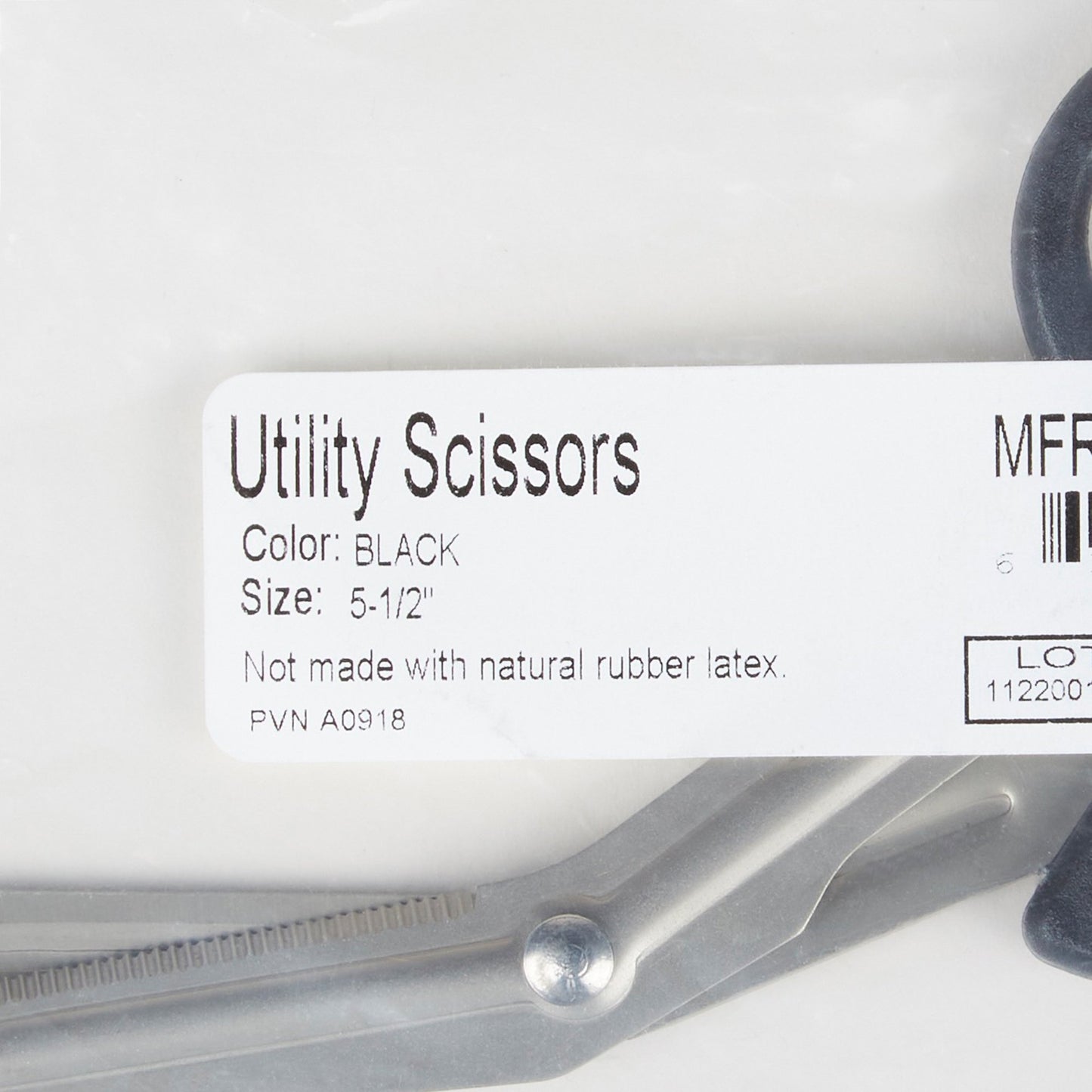 McKesson Medicut™ Trauma Shears, Black, 5.5 Inch length 321BKMM