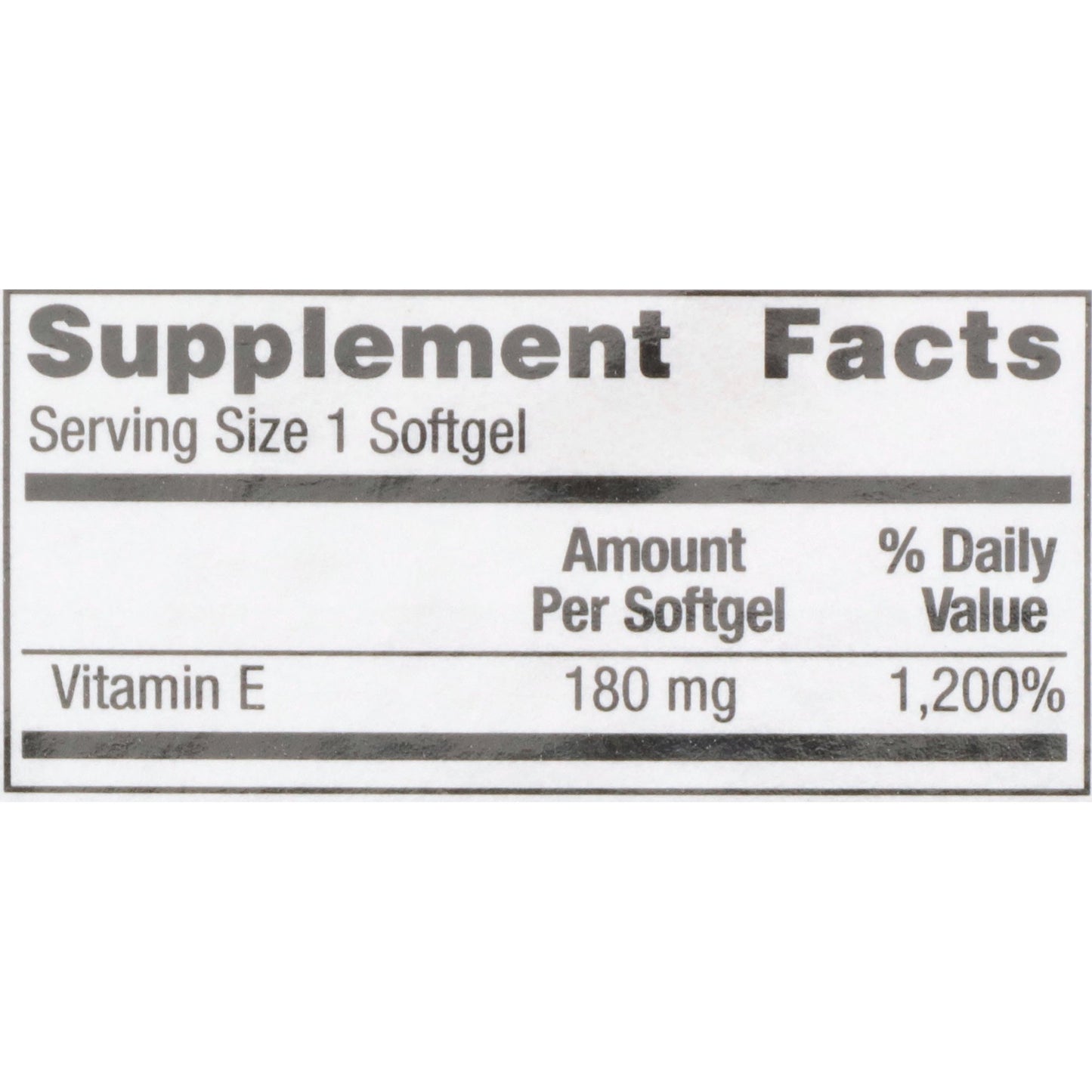 Geri-Care® Vitamin E Supplement 752-01-GCP