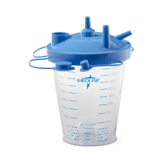 Rigid Suction Canister Kit Medline 850 mL Sealing Lid - HCS7850